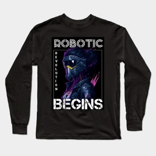 Robotic Revolution Begins Long Sleeve T-Shirt